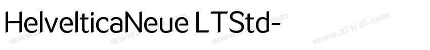 HelvelticaNeue LTStd字体转换
